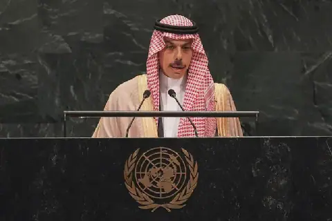 Saudi FM warns world failing to protect Gulf shipping at UN