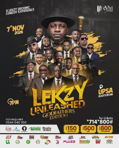 Ghanaian Comedian Lekzy DeComic to Host 'Godfather Edition' Comedy Special