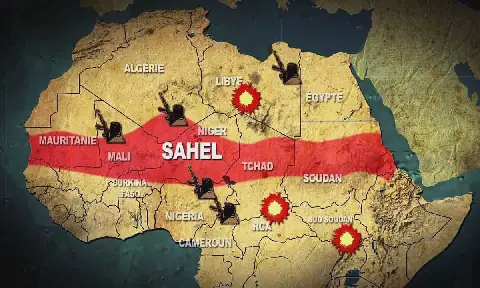 carte sahel