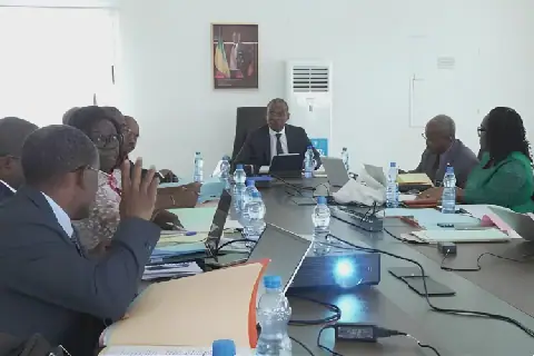Un instantané du conseil d’administration de l’Instat-Gabon.