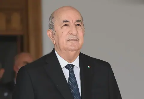Algerian President Tebboune Meets National Liberation Front Football Veterans