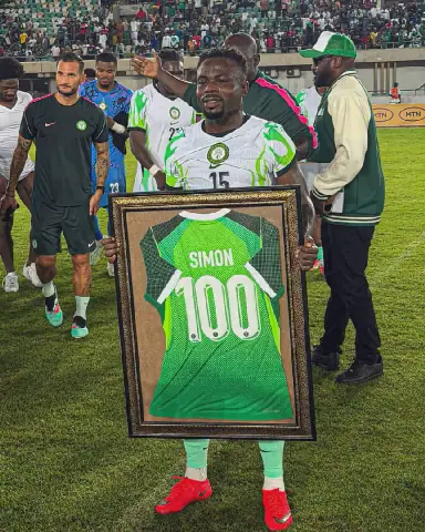 Moses Simon Marks 100 Super Eagles Caps in Nigeria's 2-1 Win Over Madagascar
