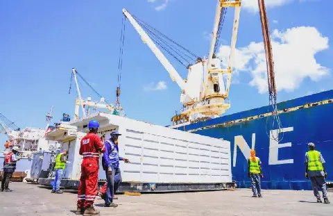 Dangote Refinery: Onshore drilling equipment set for Lokichar arrives in Mombasa