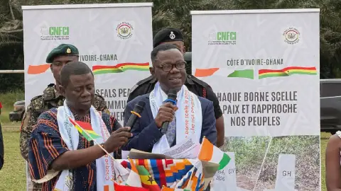 Ghana, Côte d'Ivoire Unveil 37 Pillars in Border Milestone