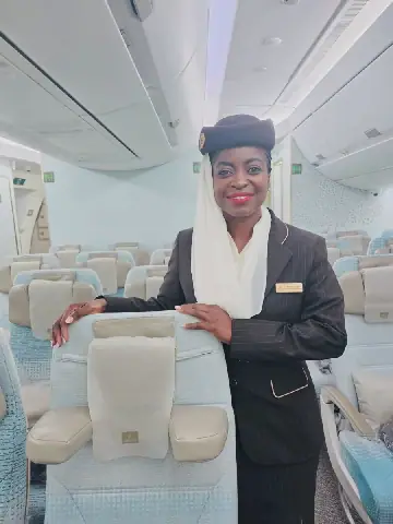 Ghanaian Audrey Pappoe's Journey to Becoming an Emirates Cabin Crew Member