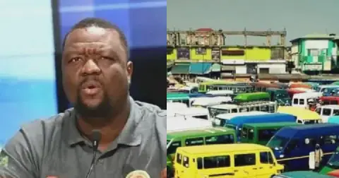 DVLA Chief Executive Officer Julius Neequaye Kotey (left)