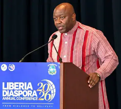 Liberia's Finance Minister Ngafuan Urges Diaspora to Invest