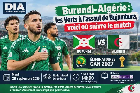 Algeria Prepares for Crucial CAN 2027 Match Against Burundi
