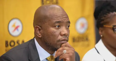 Bosa leader Mmusi Maimane briefs the media ahead of the launch of the party's manifesto on August 26 2026. Picture: Refilw Kholomonyane