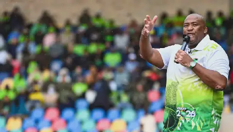 Gayton McKenzie, PA-leier en minister van sport, kuns en kultuur.