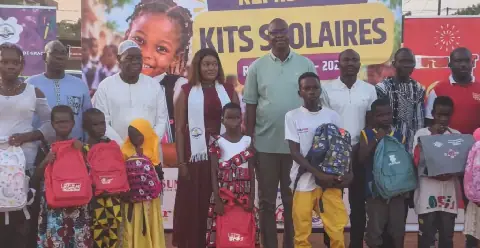 150 Vulnerable Children in Burkina Faso Receive School Kits
