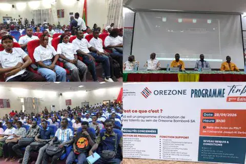 Insertion professionnelle : Orezone Bomboré ouvre une nouvelle phase de son programme Tinbo pour 34 jeunes talents