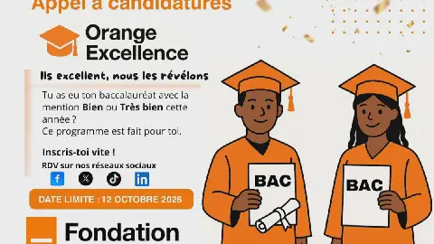 ORANGE EXCELLENCE – BAC 2026: La Fondation Orange Mali ouvre l’appel à candidatures.