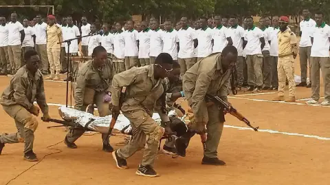 1,888 Health Agents Complete Patriotism Immersion in Burkina Faso