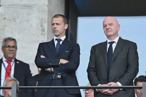 FIFA boss Infantino blasted as would-be 'emperor' by UEFA's Ceferin