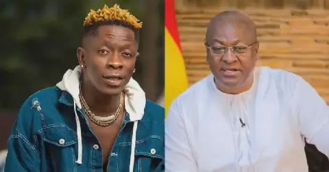 Shatta Wale and Mahama