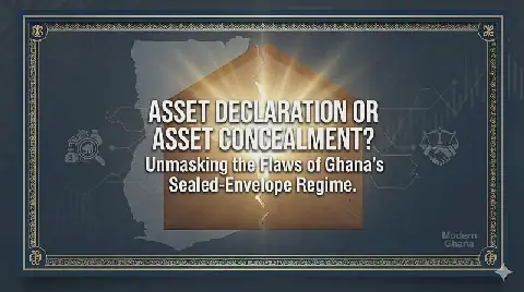 Ghana's Anti-Corruption Efforts Hampered by Flawed Asset Declaration Regime