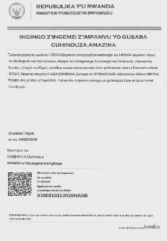 Rwandan Artist Seeks Name Change from HIRWA Beyonce to HIRWA Phoebe