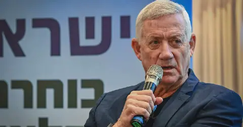 Gantz Warns of Erosion of US Support for Israel