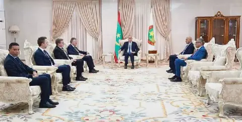 Mauritanian President Meets with US Energy Company Officials