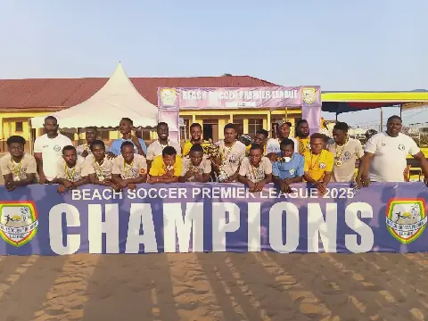 Vodza Iron Breakers Win Ghana Beach Soccer Trophy