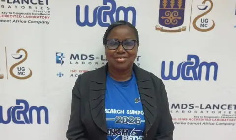 Associate Professor at the Noguchi Memorial Institute for Medical Research (NMIMR), Evelyn Yayra Bonney