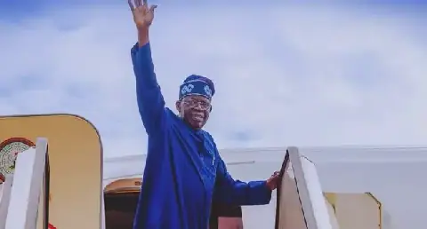 President Bola Tinubu Returns to Lagos After Working Vacation in France