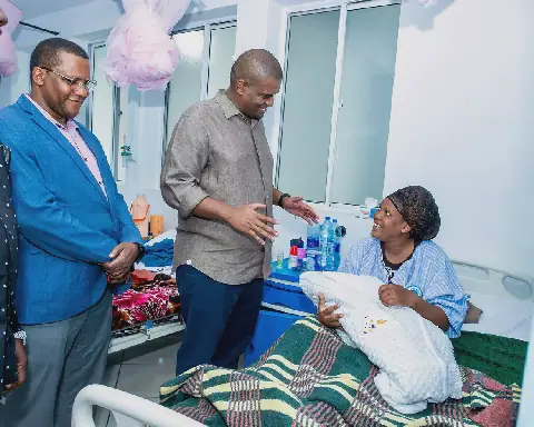 VP Ndejembi Praises Maternal and Newborn Health Services at Mount Meru Hospital