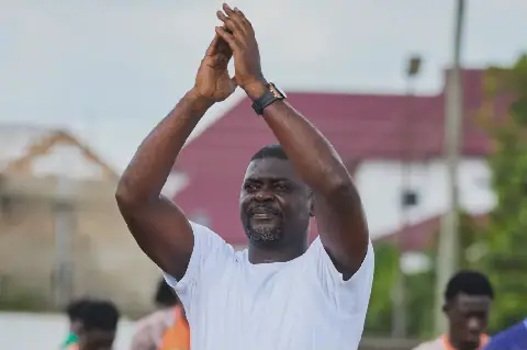 Aduana coach Samuel Boadu charged by GFA over gestures to Kotoko fans
