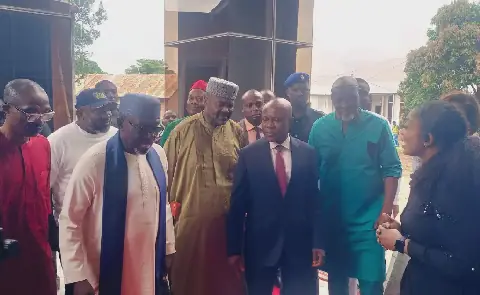 Mbah calls for unity as Okorocha donates secretariat to Ohanaeze