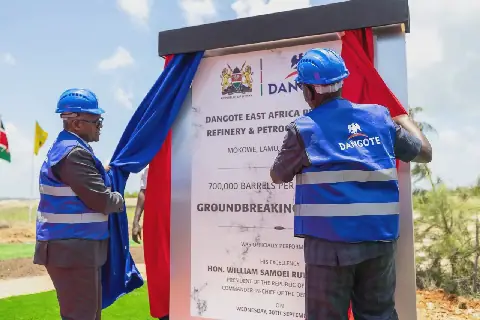 Rwanda's President Kagame Represented at Launch of Kenya's Dangote Petrochemical Complex