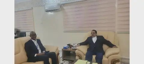 Mauritanian National Human Rights Committee Chairman Receives UNHCR Representative