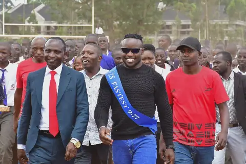 Omanyala launches another sprints club at St Joseph’s Boys Kitale