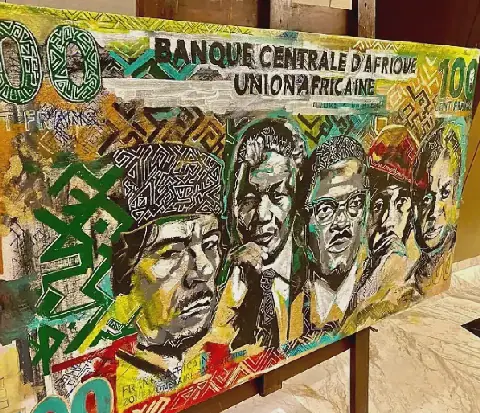 Kinshasa : l’œuvre picturale ‘‘ l’indépendance monétaire’’, une réflexion artistique sur la souveraineté économique africaine