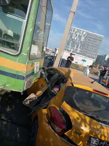 Taxi Collides with Metro in Tunisia's Northern Urban Center
