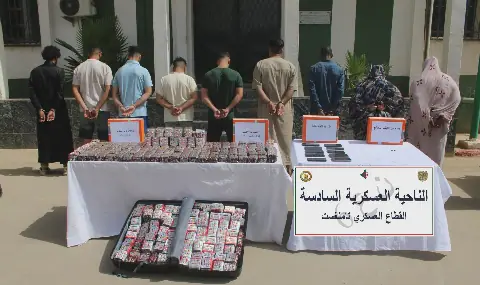 Algerian Military Seizes Over 4 Tons of Cannabis Resin Along Moroccan Border