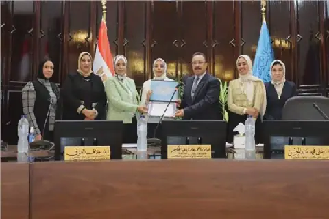 Alexandria University Council Honors Sustainability Office and AquaPhoton Team