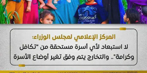 Egyptian Government Clarifies Rulings on 'Takaful and Karama' Social Support Program