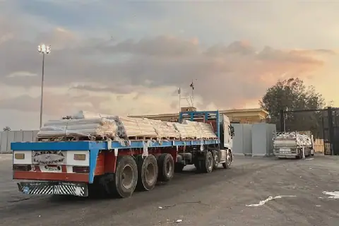 Egypt's Red Crescent launches 286th 'Zad Al-Ezza' convoy to Gaza