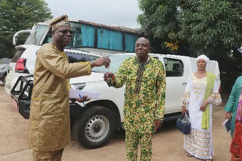 Benin Boosts Primary Education with New Vehicles for School District Chiefs