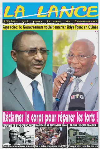 La Une de La Lance du 30 septembre 2026 en Kiosque