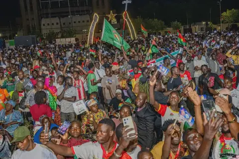 Large Crowds Gather in Ouagadougou for Burkina Faso's Revolution Night