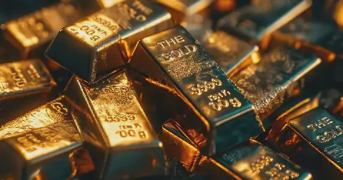 Gold bars.