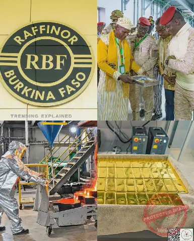 Burkina Faso Opens First Gold Refinery as Traoré Moves to End Raw Mineral Exports
