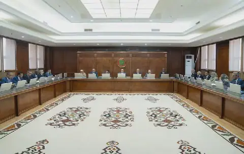Mauritania's Cabinet Meeting Under President Ghazouani's Leadership
