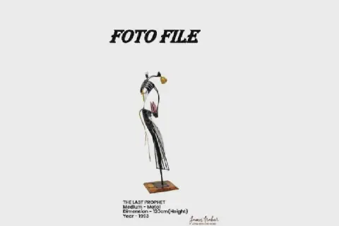 Nigerian Artist James Irabor Unveils 'The Last Prophet' Sculpture