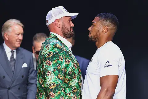 Tyson Fury and Anthony Joshua Exchange Taunts at Press Conference