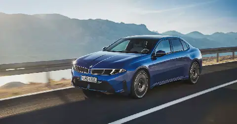 The new 3 Series has a longer wheelbase and a fresh interpretation of the BMW kidneys and twin headlights. Picture: Fabian Kirchbauer Photography