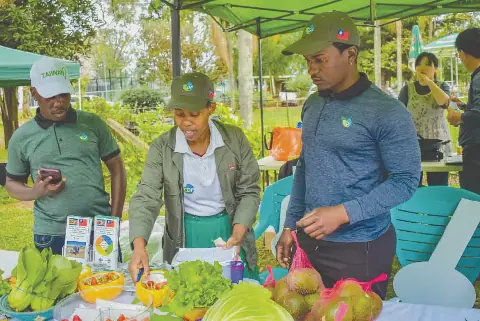 Locals in Eswatini get taste of Taiwanese produce