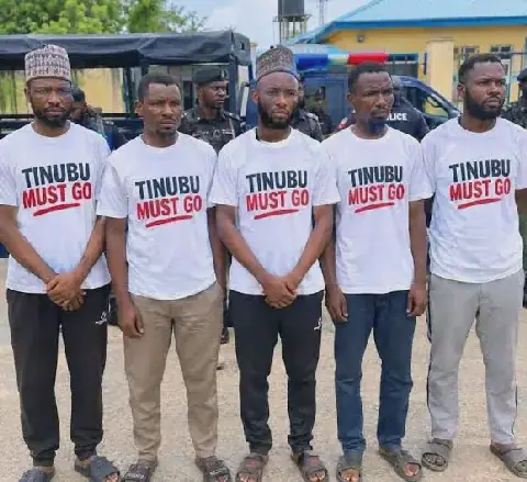Five Men Remanded in Borno Over ‘Tinubu Must Go’ T-Shirts